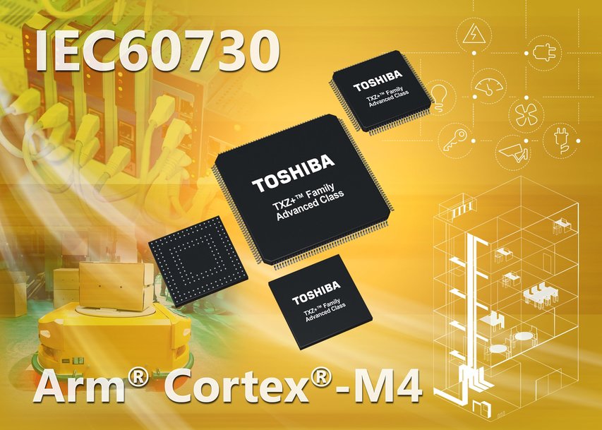 Toshiba lance le nouveau groupe M4N de microcontrôleurs ARM® Cortex®-M4 de la famille de classe avancée TXZ+™
